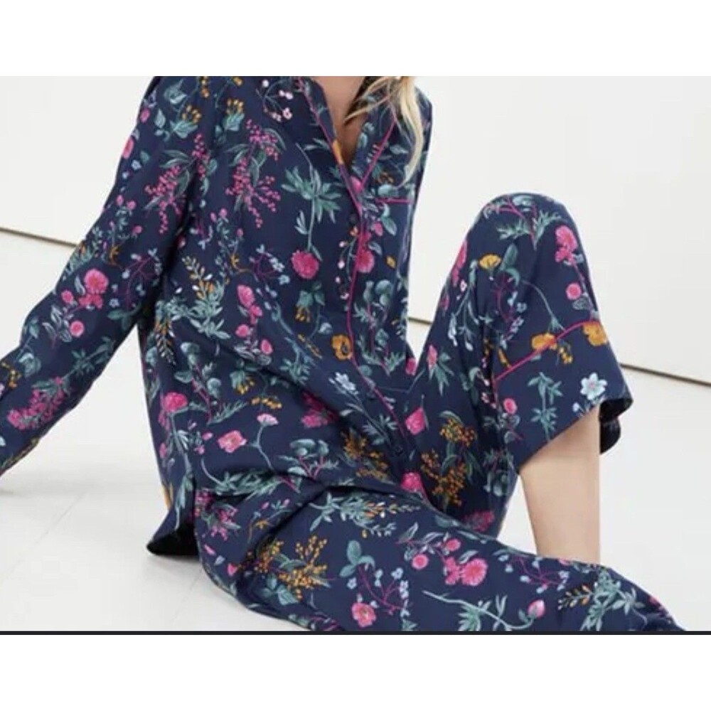 JOULES Sleeptight Light Pajamas Womens PJ Top Size Medium Small Bottom